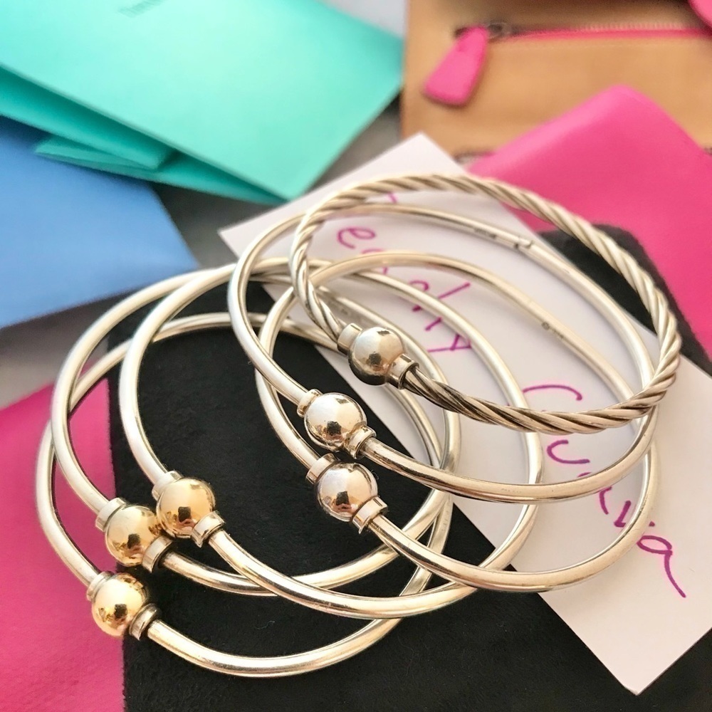 Eden Hand Arts, LeStage, Cape Cod Jewelers Screwball Style Bracelets, x 6